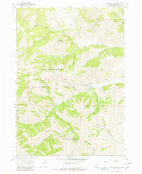 Mahoney Butte Idaho Historical topographic map, 1:24000 scale, 7.5 X 7.5 Minute, Year 1967