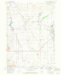 Malad City West Idaho Historical topographic map, 1:24000 scale, 7.5 X 7.5 Minute, Year 1968
