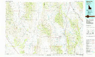 Malad City Idaho Historical topographic map, 1:100000 scale, 30 X 60 Minute, Year 1984