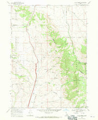 Malad Summit Idaho Historical topographic map, 1:24000 scale, 7.5 X 7.5 Minute, Year 1968