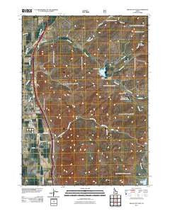 Malad City East Idaho Historical topographic map, 1:24000 scale, 7.5 X 7.5 Minute, Year 2011