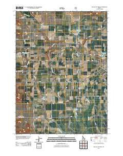 Malad City West Idaho Historical topographic map, 1:24000 scale, 7.5 X 7.5 Minute, Year 2011
