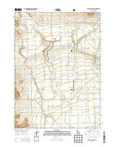 Malad City West Idaho Current topographic map, 1:24000 scale, 7.5 X 7.5 Minute, Year 2013