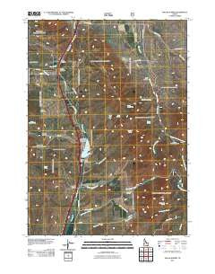 Malad Summit Idaho Historical topographic map, 1:24000 scale, 7.5 X 7.5 Minute, Year 2011