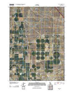 Malta Idaho Historical topographic map, 1:24000 scale, 7.5 X 7.5 Minute, Year 2010