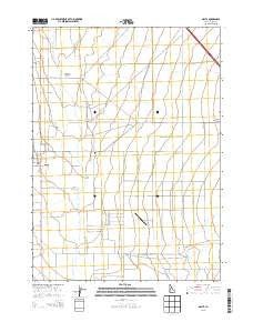 Malta Idaho Current topographic map, 1:24000 scale, 7.5 X 7.5 Minute, Year 2013
