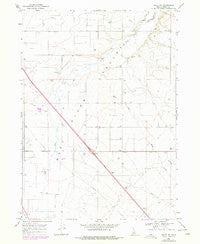 Malta NE Idaho Historical topographic map, 1:24000 scale, 7.5 X 7.5 Minute, Year 1968