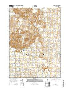 Mammoth Cave Idaho Current topographic map, 1:24000 scale, 7.5 X 7.5 Minute, Year 2013