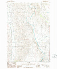 Mann Creek SE Idaho Historical topographic map, 1:24000 scale, 7.5 X 7.5 Minute, Year 1987