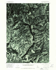 Mann Creek SW Idaho Historical topographic map, 1:24000 scale, 7.5 X 7.5 Minute, Year 1974