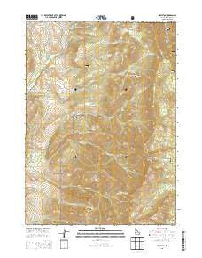 Mapleton Idaho Current topographic map, 1:24000 scale, 7.5 X 7.5 Minute, Year 2013