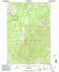 Marble Butte Idaho Historical topographic map, 1:24000 scale, 7.5 X 7.5 Minute, Year 1995