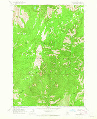 Marble Butte Idaho Historical topographic map, 1:24000 scale, 7.5 X 7.5 Minute, Year 1963