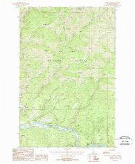 Marble Creek Idaho Historical topographic map, 1:24000 scale, 7.5 X 7.5 Minute, Year 1988