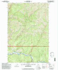 Marble Creek Idaho Historical topographic map, 1:24000 scale, 7.5 X 7.5 Minute, Year 1995