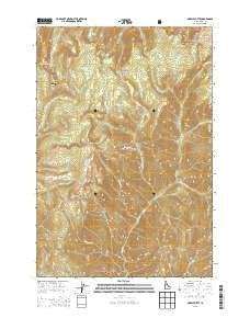 Marble Butte Idaho Current topographic map, 1:24000 scale, 7.5 X 7.5 Minute, Year 2013