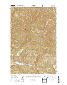Marble Creek Idaho Current topographic map, 1:24000 scale, 7.5 X 7.5 Minute, Year 2013