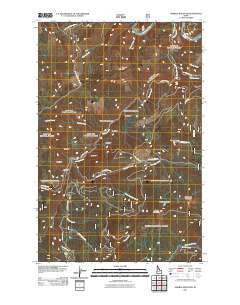 Marble Mountain Idaho Historical topographic map, 1:24000 scale, 7.5 X 7.5 Minute, Year 2011