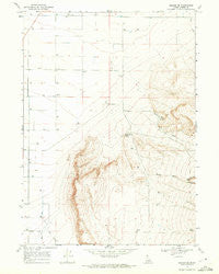 Marion SE Idaho Historical topographic map, 1:24000 scale, 7.5 X 7.5 Minute, Year 1968