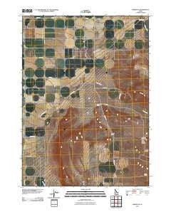Marion SE Idaho Historical topographic map, 1:24000 scale, 7.5 X 7.5 Minute, Year 2010