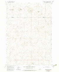 Market Lake NE Idaho Historical topographic map, 1:24000 scale, 7.5 X 7.5 Minute, Year 1964