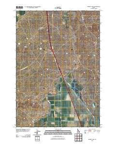 Market Lake Idaho Historical topographic map, 1:24000 scale, 7.5 X 7.5 Minute, Year 2010