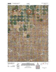 Market Lake NE Idaho Historical topographic map, 1:24000 scale, 7.5 X 7.5 Minute, Year 2010