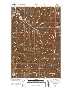 Masonia Idaho Historical topographic map, 1:24000 scale, 7.5 X 7.5 Minute, Year 2011