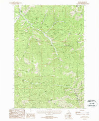 Masonia Idaho Historical topographic map, 1:24000 scale, 7.5 X 7.5 Minute, Year 1988