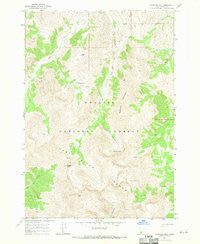 Massacre Mtn Idaho Historical topographic map, 1:24000 scale, 7.5 X 7.5 Minute, Year 1967