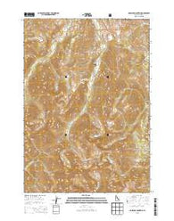 Massacre Mountain Idaho Current topographic map, 1:24000 scale, 7.5 X 7.5 Minute, Year 2013