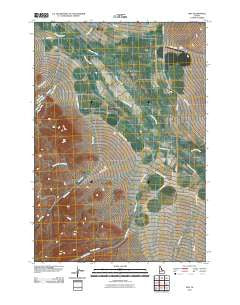 May Idaho Historical topographic map, 1:24000 scale, 7.5 X 7.5 Minute, Year 2010