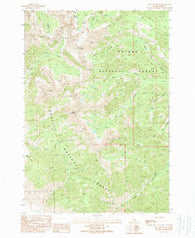 May Mountain Idaho Historical topographic map, 1:24000 scale, 7.5 X 7.5 Minute, Year 1989
