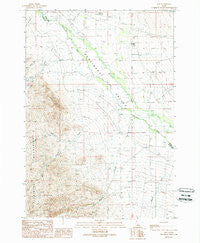 May Idaho Historical topographic map, 1:24000 scale, 7.5 X 7.5 Minute, Year 1989