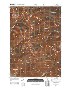 May Mountain Idaho Historical topographic map, 1:24000 scale, 7.5 X 7.5 Minute, Year 2011