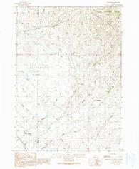 Mayfield Idaho Historical topographic map, 1:24000 scale, 7.5 X 7.5 Minute, Year 1990