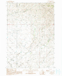 Mayfield Idaho Historical topographic map, 1:24000 scale, 7.5 X 7.5 Minute, Year 1990