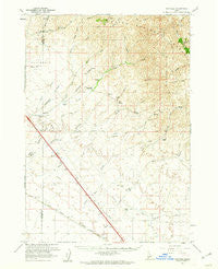 Mayfield Idaho Historical topographic map, 1:62500 scale, 15 X 15 Minute, Year 1960
