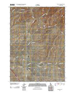 Mayfield SE Idaho Historical topographic map, 1:24000 scale, 7.5 X 7.5 Minute, Year 2010