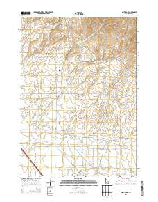 Mayfield SE Idaho Current topographic map, 1:24000 scale, 7.5 X 7.5 Minute, Year 2013