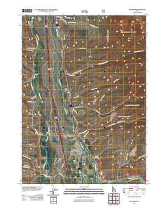 McCammon Idaho Historical topographic map, 1:24000 scale, 7.5 X 7.5 Minute, Year 2011