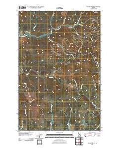 McGary Butte Idaho Historical topographic map, 1:24000 scale, 7.5 X 7.5 Minute, Year 2011