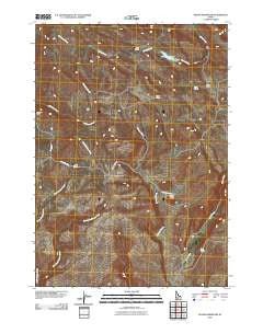 McHan Reservoir Idaho Historical topographic map, 1:24000 scale, 7.5 X 7.5 Minute, Year 2010