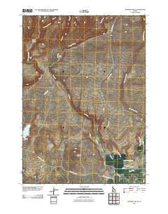 McKinney Butte Idaho Historical topographic map, 1:24000 scale, 7.5 X 7.5 Minute, Year 2010