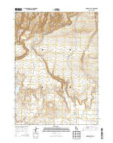 McKinney Butte Idaho Current topographic map, 1:24000 scale, 7.5 X 7.5 Minute, Year 2013