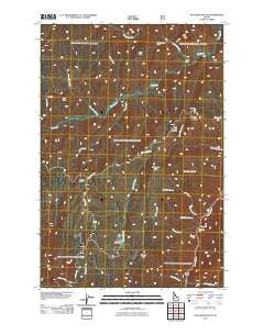 McLendon Butte Idaho Historical topographic map, 1:24000 scale, 7.5 X 7.5 Minute, Year 2011