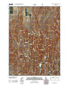 McMullen Basin Idaho Historical topographic map, 1:24000 scale, 7.5 X 7.5 Minute, Year 2011