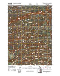 McRenolds Reservoir Idaho Historical topographic map, 1:24000 scale, 7.5 X 7.5 Minute, Year 2011