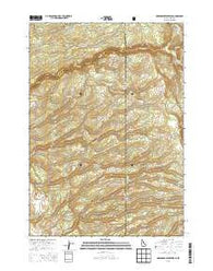 McRenolds Reservoir Idaho Current topographic map, 1:24000 scale, 7.5 X 7.5 Minute, Year 2013