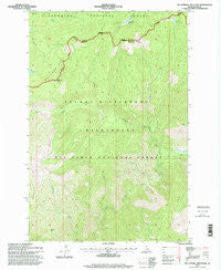 Mc Connell Mountain Idaho Historical topographic map, 1:24000 scale, 7.5 X 7.5 Minute, Year 1995